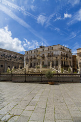 Fototapeta premium Pretoria fountain in Palermo, Italy