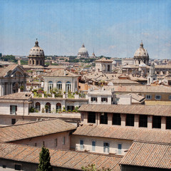 Obraz premium Italie - Rome (effet vintage)