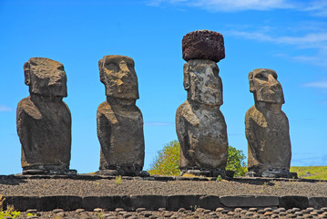 Moai, Easter Island-Rapa Nui, Chile