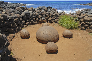 Te Pito Kura "Navel of the World" Easter Island, Chile