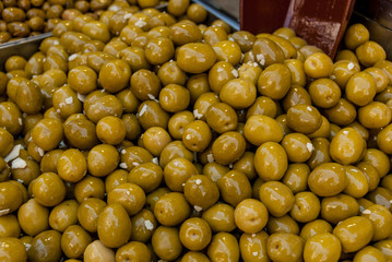 Green olives, Machane Yehuda Market, Israel
