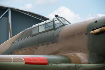 Fototapeta na wymiar Hawker Hurricane kokpit