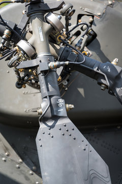 helicopter tail rotor detail