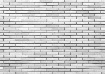 New white brick wall background and texture
