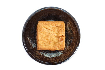 deep fried tofu bubble or bean curd tofu