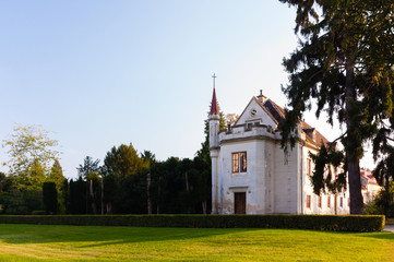 Fototapeta na wymiar Lednice Palace in Moravia