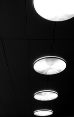 Abstrakte Deckenlampe