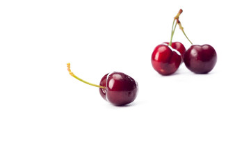 red sweet cherries