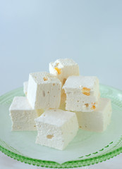 Sweet pastila with candied orange