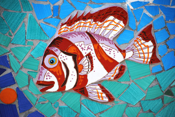 Ceramic Fish the Amalfi Coast, Italy
