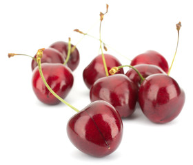 Cherry isolated on white background