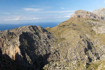 Serra de Tramuntana - mountains on Mallorca, Spain