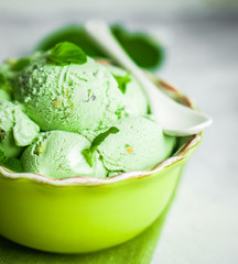 Pistachio ice-cream