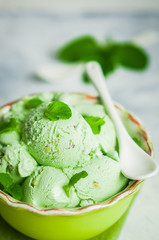 Pistachio ice-cream