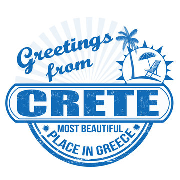 Greetings from Crete stamp