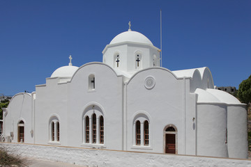 malerische Kirche in Kambos, Patmos