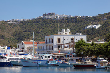 Fototapeta na wymiar auf der griechischen Insel Patmos