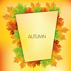 Naklejka na ściany i meble Abstract Autumn Background Pattern Template