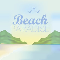 Different Summer Vacation Template For Background