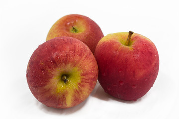 Ripe red apples