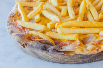 French fries Pizza