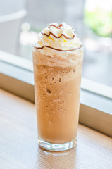 Mocha coffee frappe