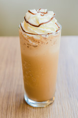 Mocha coffee frappe