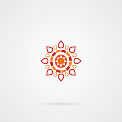 decorative Indian design element . eps-10.