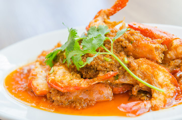 Fried shrimp garlic