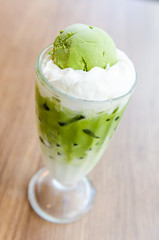 Iced green tea