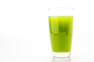 Kiwi juice glass