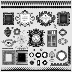 Antique frames and borders