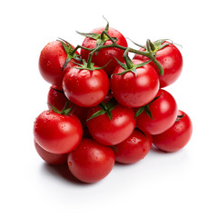 Tomatoes isolated on white background