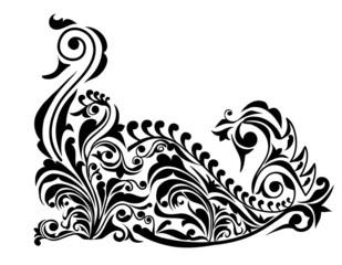 Swan Pattern Design-Vector