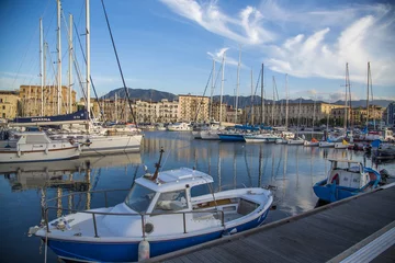 Tuinposter Port Cala in Palermo, Italy © BGStock72