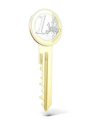 euro coin key