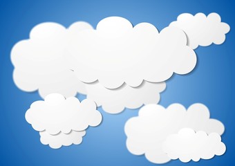 Abstract cloudy vector background