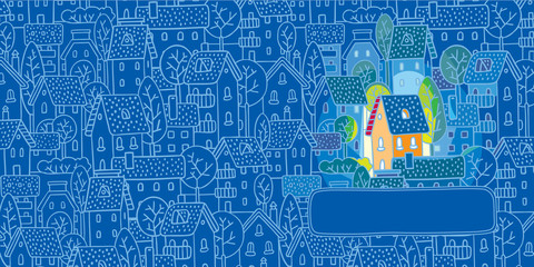 Sweet Home. Greeting card