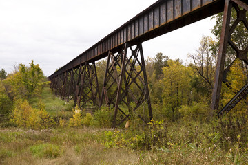 Fototapeta na wymiar Railroad Bridge