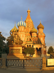 Fototapeta premium Russia. Moscow. St. Basil's Cathedral. Red square