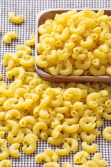 Close - up Italian Macaroni Pasta raw food