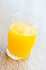 Orange juice glass