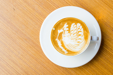 Latte coffee