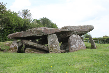 Arthurs Stone Neolithic chambered tomb Herefordshire England