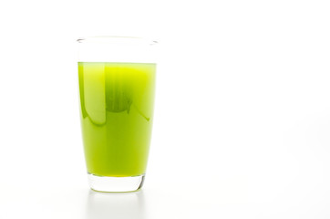 Kiwi juice glass