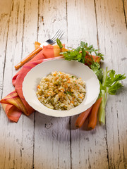 risotto with bottarga ( tuna eggs) © Marco Mayer