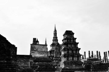 Buddha statue in Wat Mahathat temple