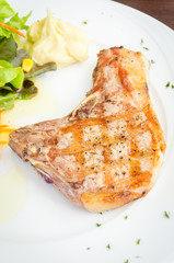 Pork chops steak