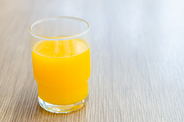Orange juice glass