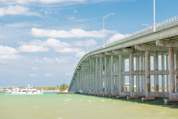 The Key Biscayne bridge in Miami